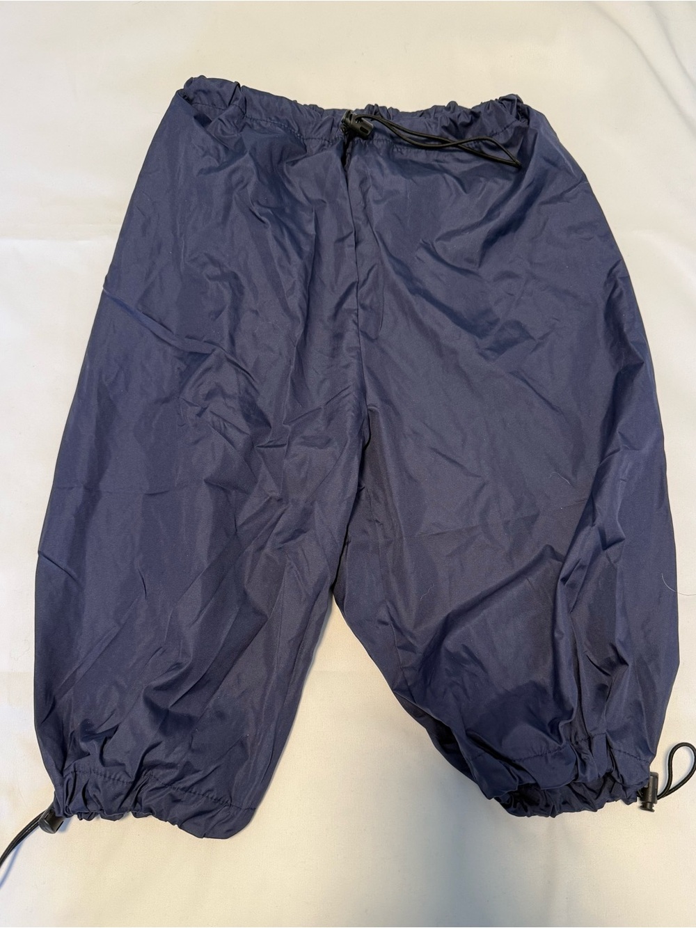NWOT! Grishko Navy Warm Up Dance Drawstring Bermuda Oversized Shorts XS/S